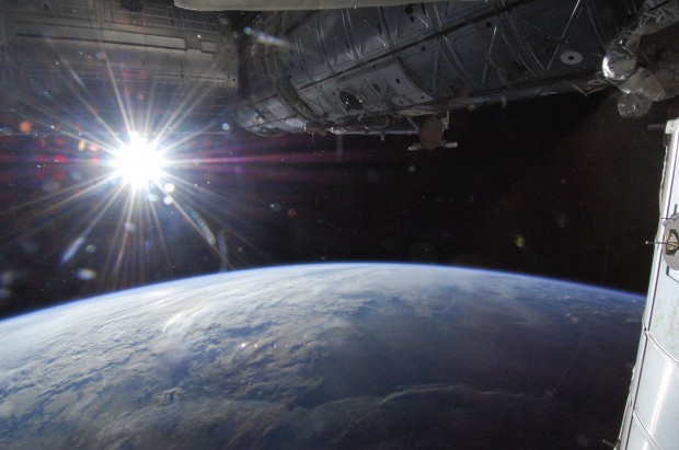 View of Earth from the NASA Space Station. Image from NASA