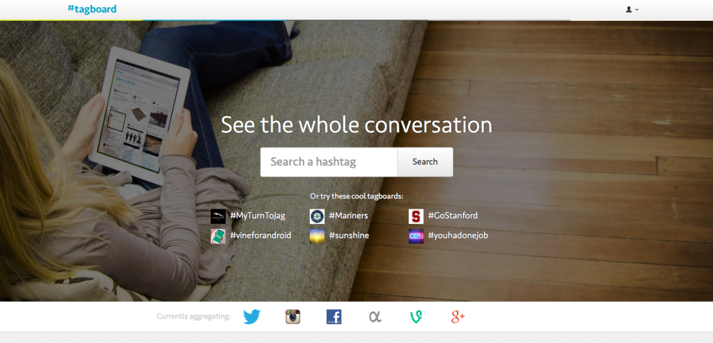 Tagboard home