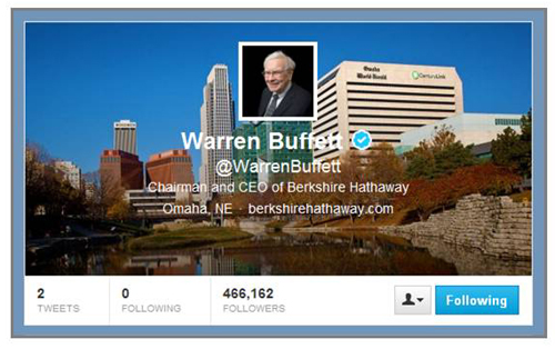 Warren Buffet Twitter