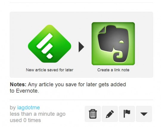 feedly to evernote