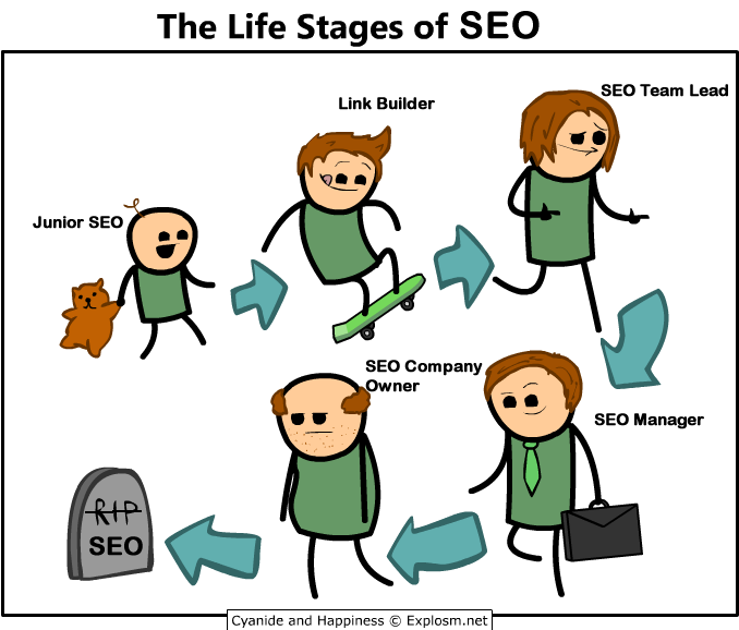the life stages of SEO