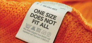 one size doesnt fit all