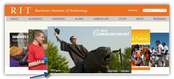 RIT graduation hashtag