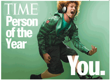 Time person of the year is you