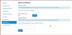 spammers and abusers