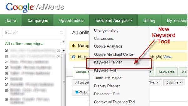Beginners’ Guide to The New Google Keyword Planner Tool!