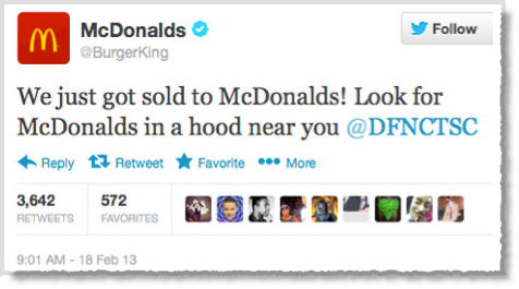 Burger King Twitter account hijacked