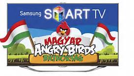 Samsung Smart TV & Angry Birds partnership image.