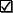 check mark