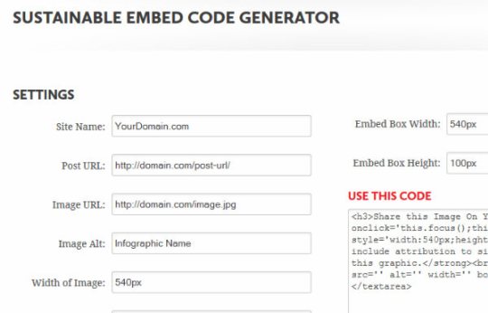 embed code generator