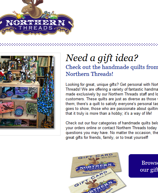 Northern Threads Email