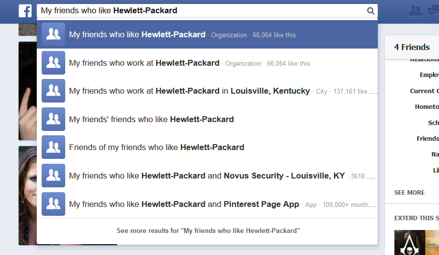 Facebook Graph Search