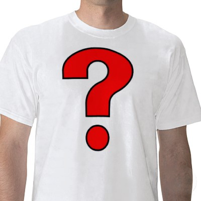 question mark tshirt The One Question You Should Ask All of Your Customers