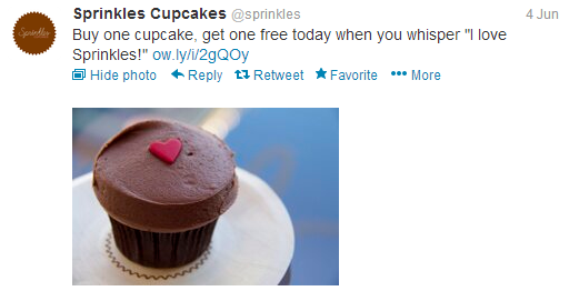 sprinkles twitter