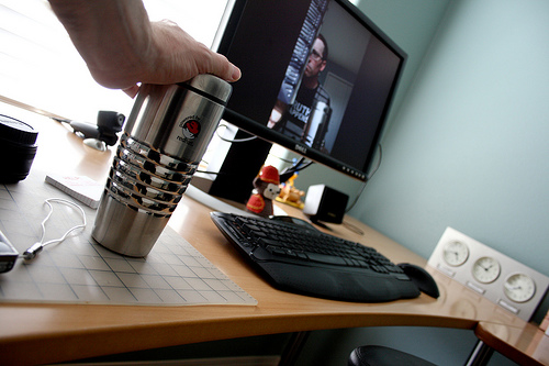 videoconferencing mug