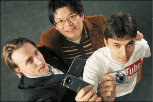 L-R: Chad Hurley, Steve Chen and Jawed Karim: YouTube – Source: www.wikimedia.org