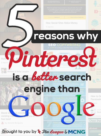 5 Reasons Why Pinterest's Search Engine is Better Than Google's