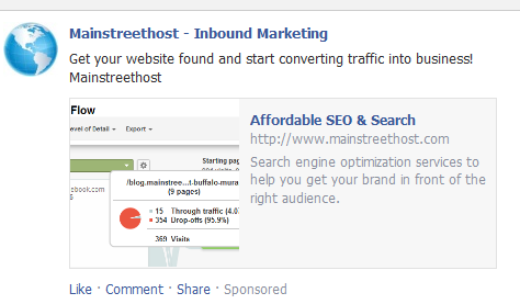 Facebook Ads Page Post Link Ad
