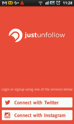 JustUnfollow App