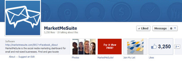 MarketMeSuite Facebook