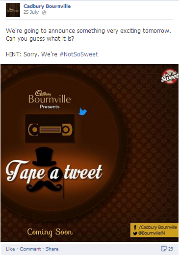 Bounrville Tape a tweet fb post