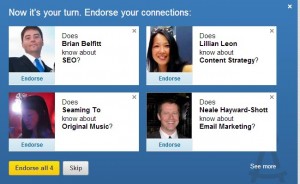 LinkedIn Endorsements