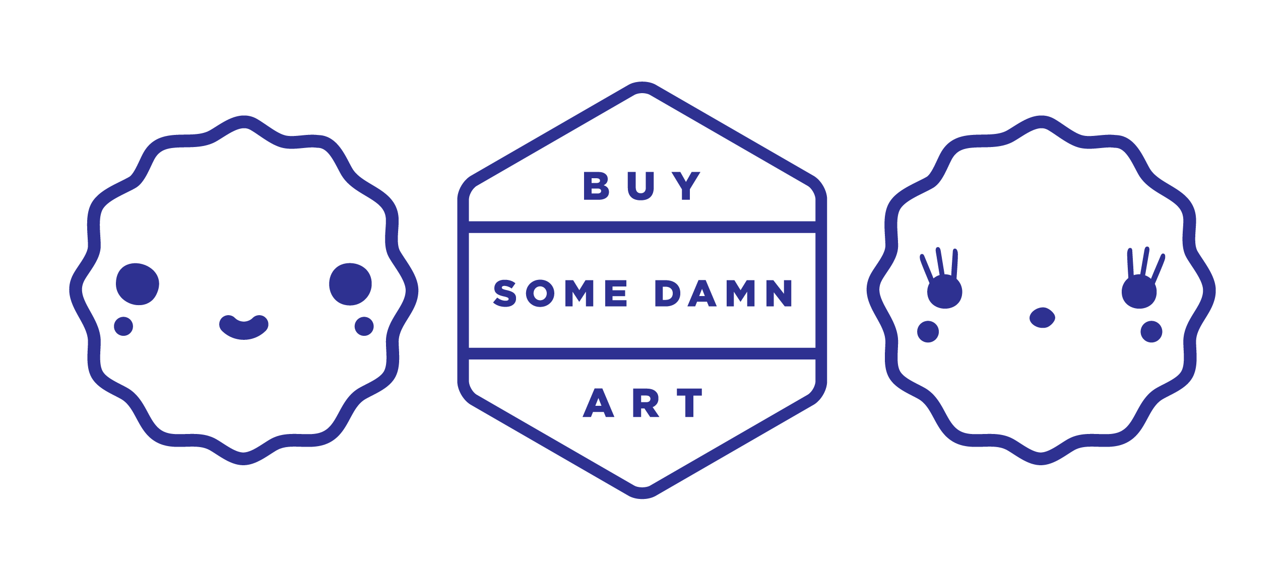 BuySomeDamnArt_LogoFinal1Color