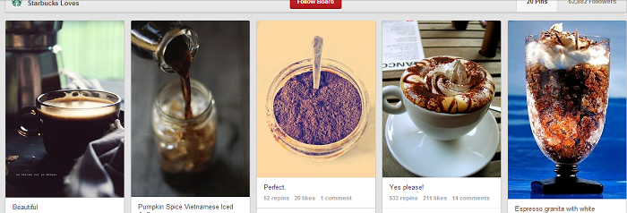 Why Starbucks has such terrible Pinterest Strategy