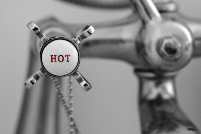 Hot water 