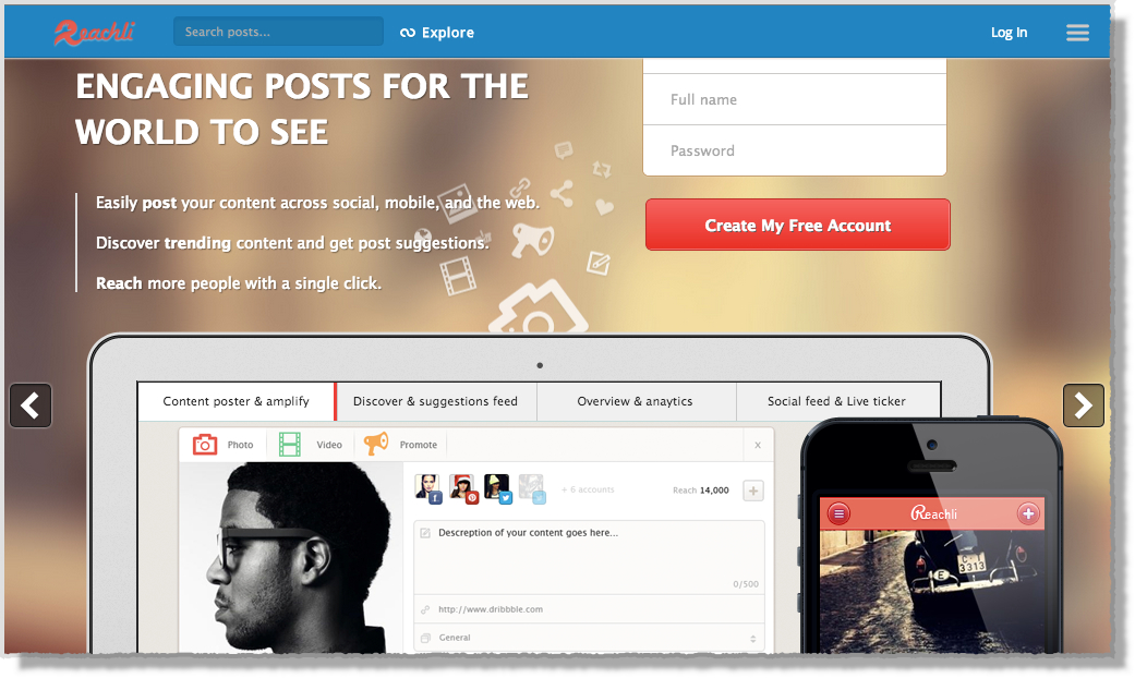 Pinterest tool Reachli