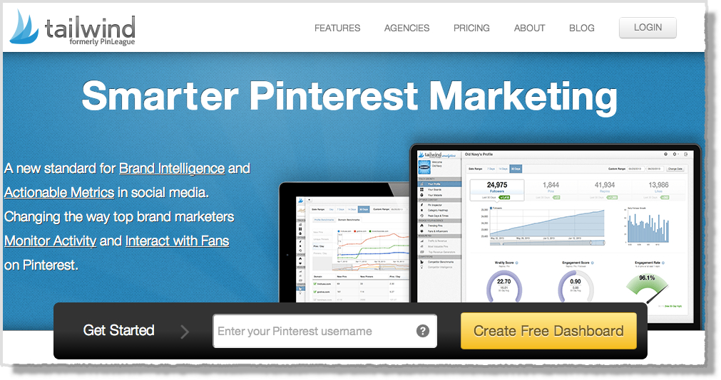 Pinterest tool Tailwind