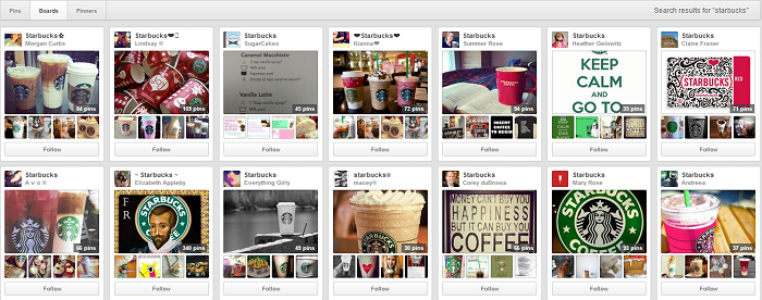 Ensure that you name one of your boards with your brand name in it to your customers find you easier on Pinterest. 