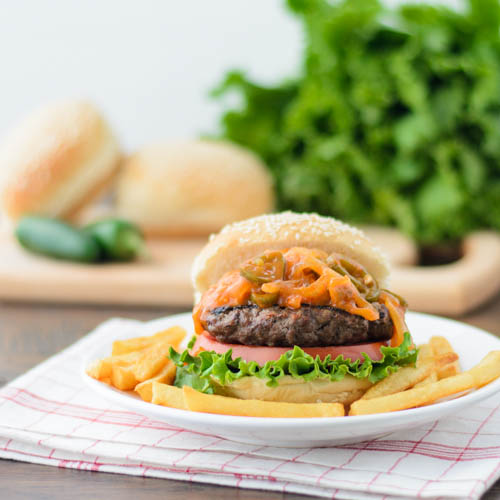 Volcano Buffalo Burger | Magnolia Days