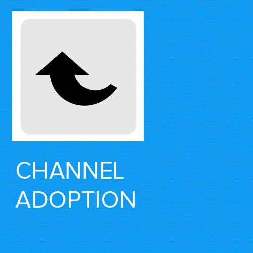 social media stats: channel adoption