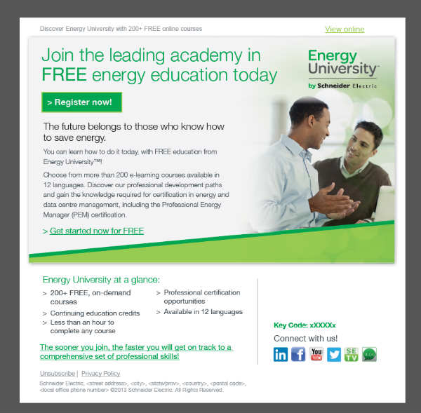 energy university-call to action