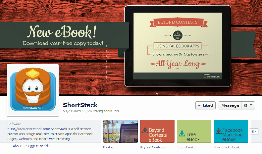 shortstack cover photo promotion