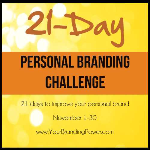 21-Day Personal BraAnding Challenge