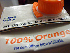 orange juice - expiration date: August 30th, 2008
