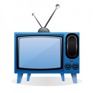 TV blue