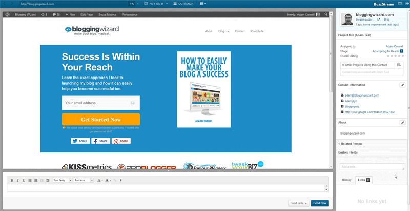 BuzzBar by BuzzStream