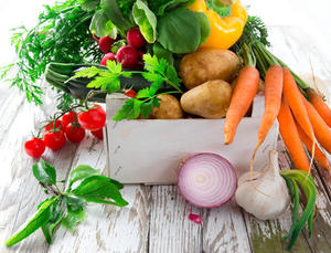Photo of fresh vegetables to symbolize a fresh company blog
