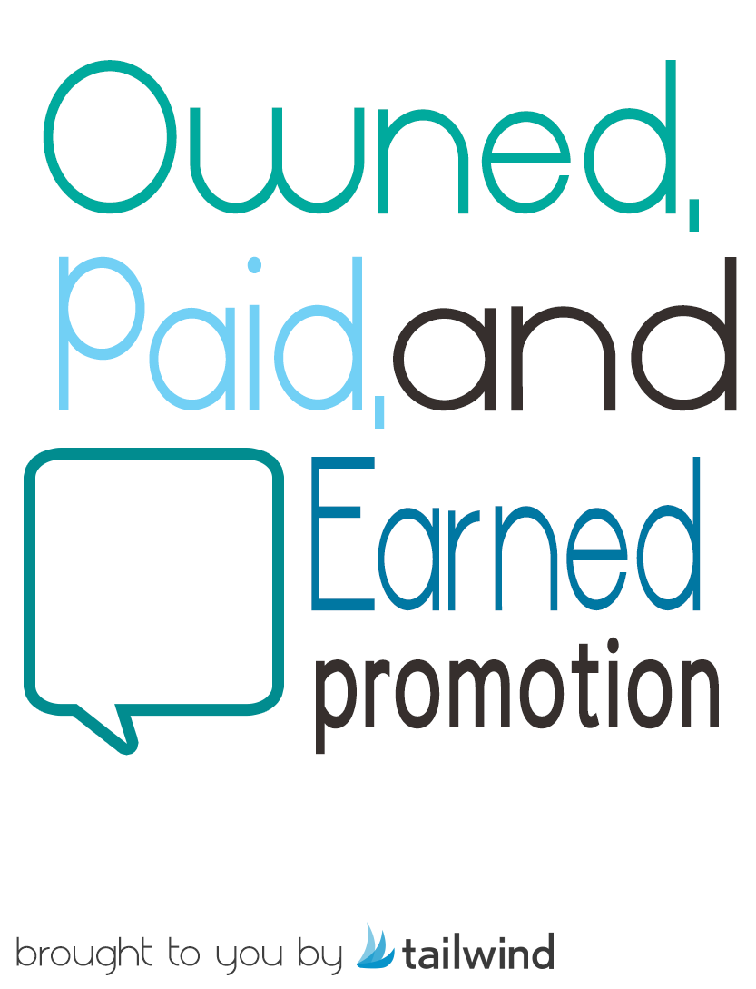 Owned, Paid, and Earned Social Media Promotion