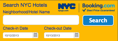 NYCGo and Booking.com