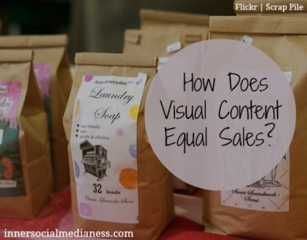 how does visual content equal sales