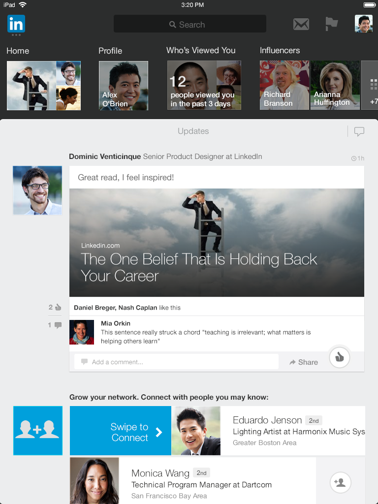 iPad-App-Homepage