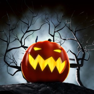 language translation spooky jack-o-lantern
