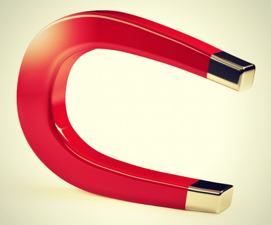 Image: Magnet to illustrate compelling content