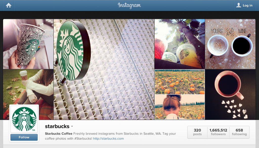 Starbucks on Instagram