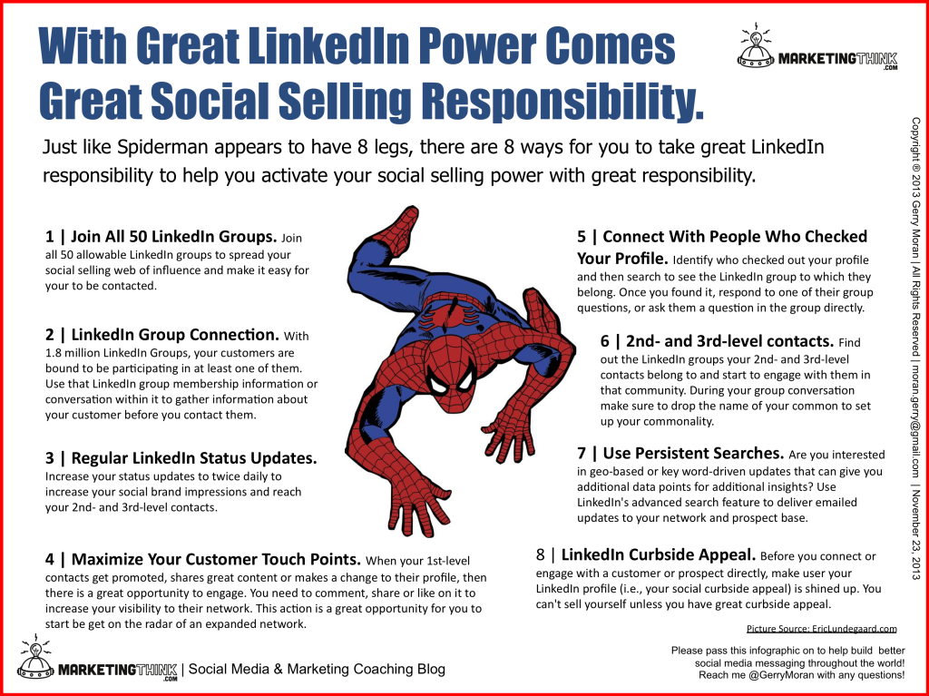 With Great LinkedIn Power Comes Great Social Selling Responsibility