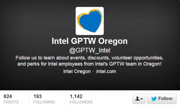 Intel uses Twitter for internal communications